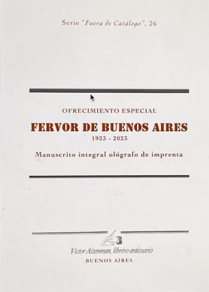 BORGES / FERVOR DE BUENOS AIRES